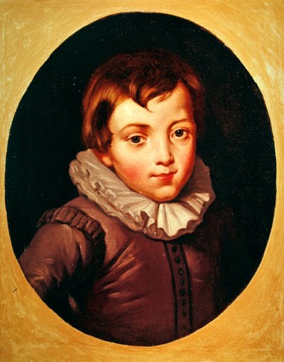 Portræt af en dreng af Anthony van Dyck