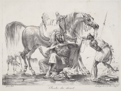 Desert Arab (Desert Arab) af Antoine-Jean Gros