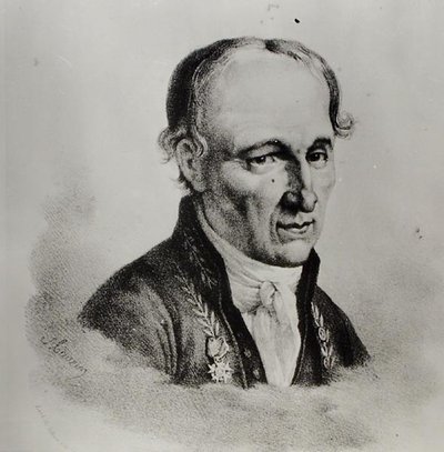 Portræt af Rene Just Hauy (1743-1822) (litho) (s/h foto) af Antoine (after) Maurin