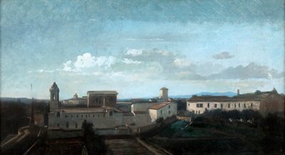 La Trinite des Monts-kirken, Rom, 1800-tallet af Antoine Auguste Ernest Hebert