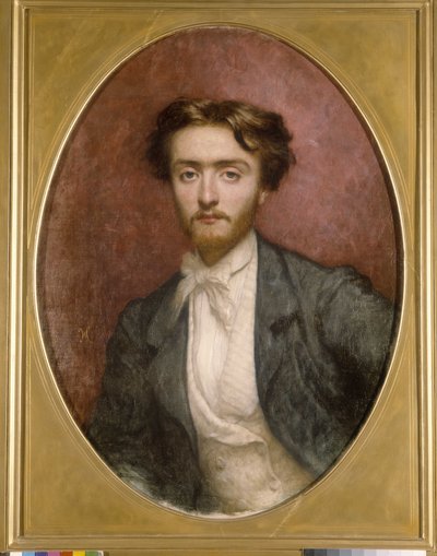 Portræt af Pierre Pastre (olie på lærred) af Antoine Auguste Ernest Herbert or Hebert