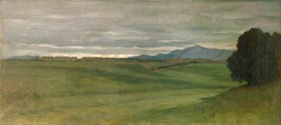 romersk landskab af Antoine Auguste Ernest Herbert or Hebert