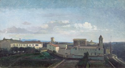 Rom, Trinità dei Monti-kirken af Antoine Auguste Ernest Herbert or Hebert