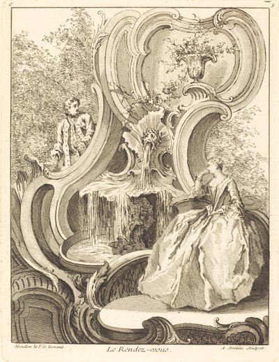 Rendezvous, 1736. af Antoine Aveline