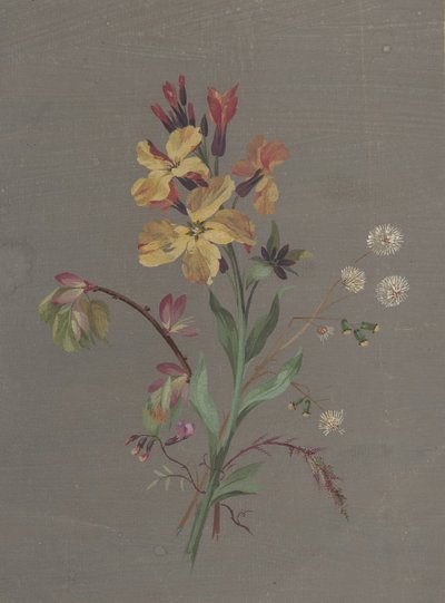 Blomsterdesign, ca. 1820. af Antoine Berjon
