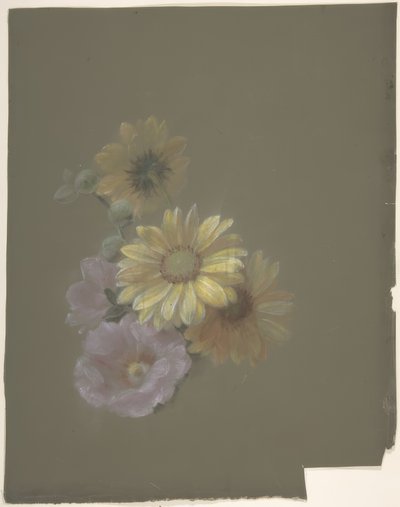 Gule tusindfryd og Pink Wild Rose af Antoine Berjon
