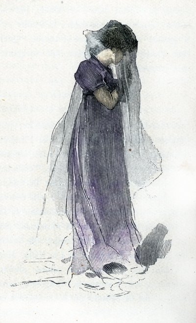 Portræt af Fanny Dillon (1785-1836) hustru til grev Bertrand, ledsager af Napoleon I, der fulgte ham til Saint Helene af Antoine Calbet