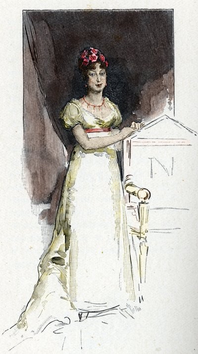Portræt af impress Marie Louise af Østrig (Marie-Louise) af Antoine Calbet