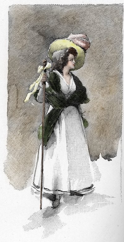 Portræt af den italienske sangerinde Giuseppina Grassini (1773-1850) af Antoine Calbet