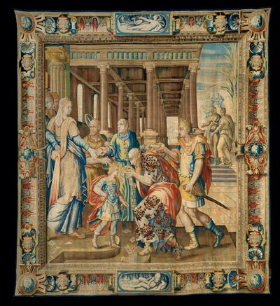 Billedtæppe "Artemisias historie", Paris ... af Antoine Caron