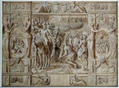 Milanos underkastelse Francois I