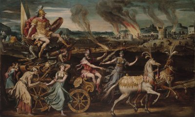 The Triumph of Mars, ca. 1570 af Antoine Caron