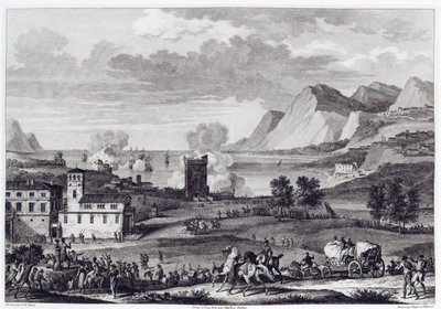 Korsikas befrielse, 20. oktober 1796, graveret af Jean Duplessi-Bertaux (1747-1819) af Antoine Charles Horace Vernet