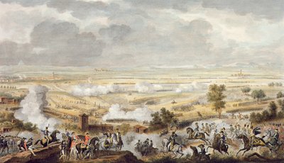 Slaget ved Marengo, 23 Prairial, år 8 (12. juni 1800) indgraveret af Jean Duplessi-Bertaux (1747-1819) (akvatinte) af Antoine Charles Horace Vernet