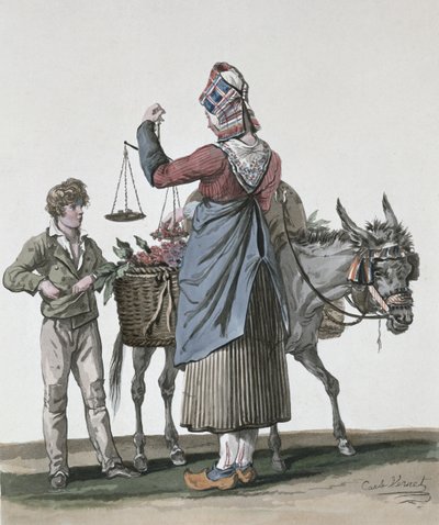 Kirsebærsælgeren af Antoine Charles Horace Vernet