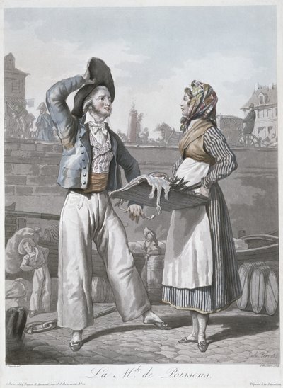 Fiskesælgeren af Antoine Charles Horace Vernet