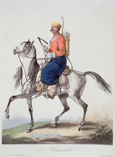 Kalmyk af Antoine Charles Horace Vernet