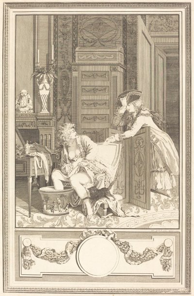 Fodbadet af Antoine Cosme Giraud after Antoine Borel