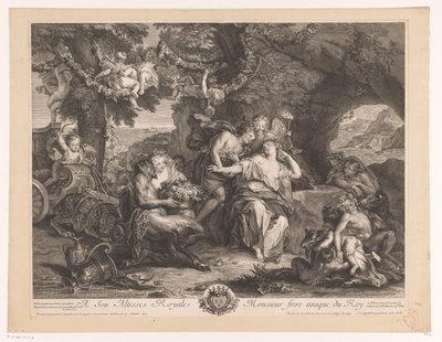 Bacchus en Ariadne af Antoine Coypel