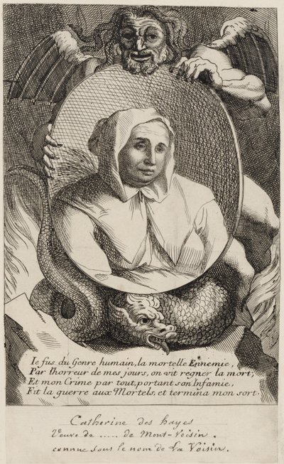 Catherine Deshayes (Monvoisin, kendt som "La Voisin") 1680 af Antoine Coypel