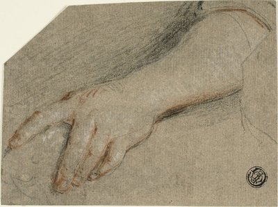Pegefinger og underarm af Antoine Coypel