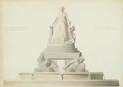 Projekt for monumentet bestemt til Place de l
