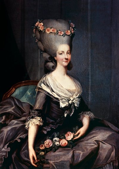 Marie-Therese af Savoy-Carrignan, prinsesse af Lamballe af Antoine Francois (after) Callet