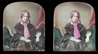 Portræt af en kvinde (daguerreotypi) af Antoine Francois Jean Claudet