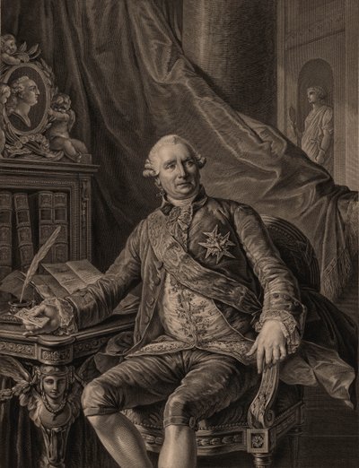 Charles Gravier, greve af Vergennes 1717-1787, 1774. af Antoine François Callet