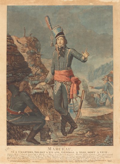 General Francois Severin Desgraviers Marceau af Antoine François Sergent