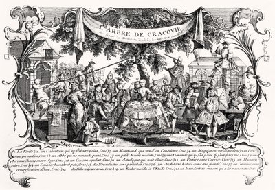 L "Arbre de Krakowie, 1742dani af Antoine Humblot