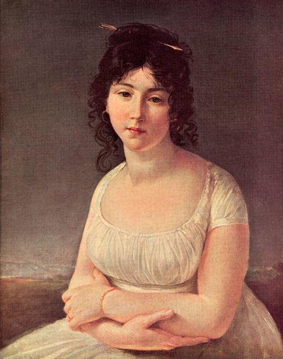 Madame Poussielgue i en alder af 23 i 1797 (tryk) af Antoine Jean (after) Gros