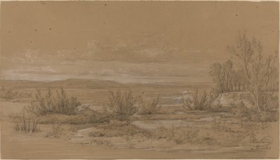 Landskab unge Vourlis af Antoine Jean Duclaux