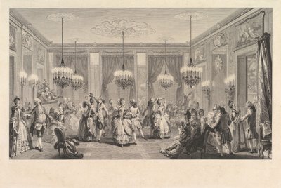 Le Bal Paré, 1774. af Antoine Jean Duclos