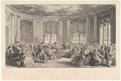 Koncerten, 1774. af Antoine Jean Duclos