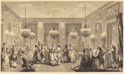 Bolden klædt af Antoine Jean Duclos after Augustin de Saint Aubin