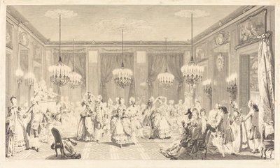 Det forekommer dem af Antoine Jean Duclos after Augustin de Saint Aubin