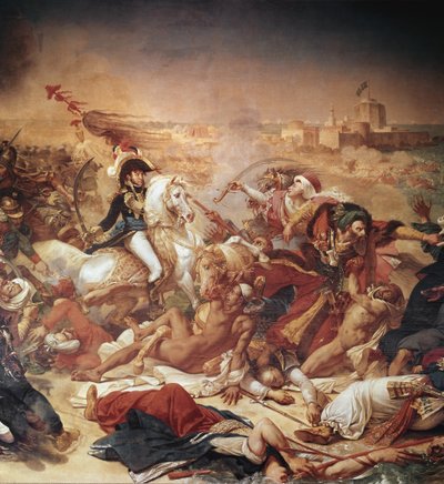 Slaget ved Abukir, general Murat, der kæmper mod den osmanniske hær, detalje (1806, Olie på lærred) af Antoine Jean Gros