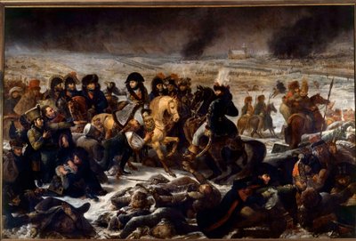 Preussens og Polens felttog (1806-1807): "" Napoleon I (1769-1821) på slagmarken Eylau 9/02/1807"" Maleri af Antoine Jean Gros (1771-1835) 1808 søn. 5,21x7,84 m af Antoine Jean Gros