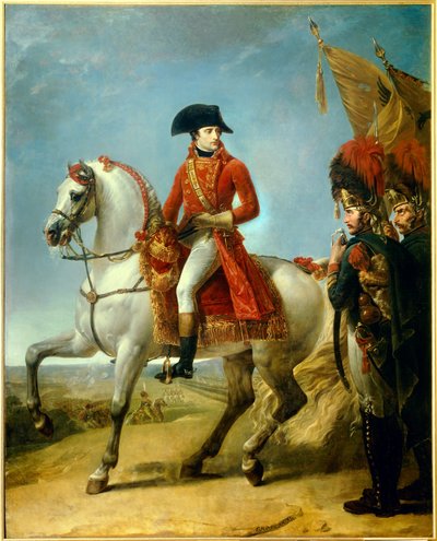 Ridesportræt af Napoleon Bonaparte (1769-1821) af Antoine Jean Gros