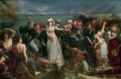 Marie Thérèse, hertuginde af Angouleme ... (olie på lærred) af Antoine Jean Gros