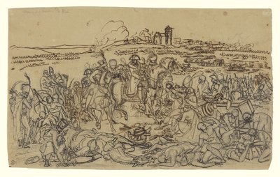 Napoleon på slagmarken ved Eylau af Antoine Jean Gros