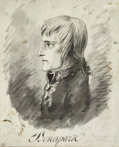 Napoleon Bonaparte, øverstkommanderende for den italienske hær, ca 1797. af Antoine Jean Gros