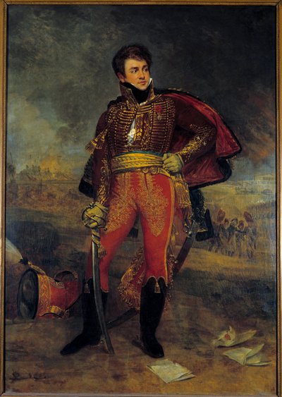 Portræt af general grev Francois Fournier Sarloveze (1773-1827) Maleri af Antoine Jean Gros (1771-1835) af Antoine Jean Gros