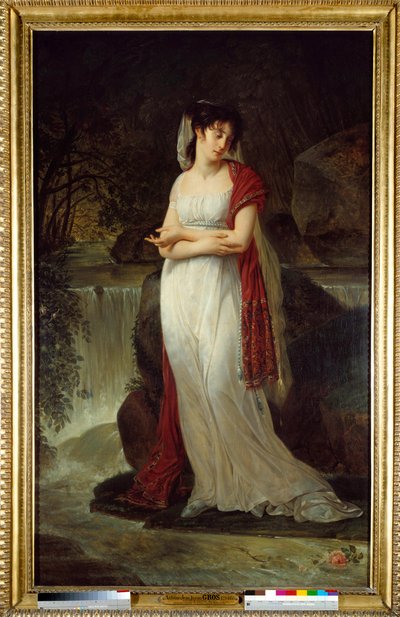 Posthumt portræt af Christine Boyer (1776-1800) Første kvinde af Lucien Bonaparte Maleri af Antoine Jean Gros (1771-1835) 1800-tallet søn. 2,14x1,34 m. af Antoine Jean Gros