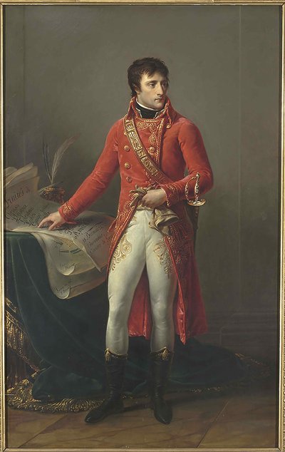 Napoleon Bonaparte som første konsul i Frankrig, 1803. af Antoine Jean Gros Baron