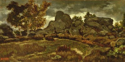 Skov ved Fontainebleau af Antoine Louis Barye