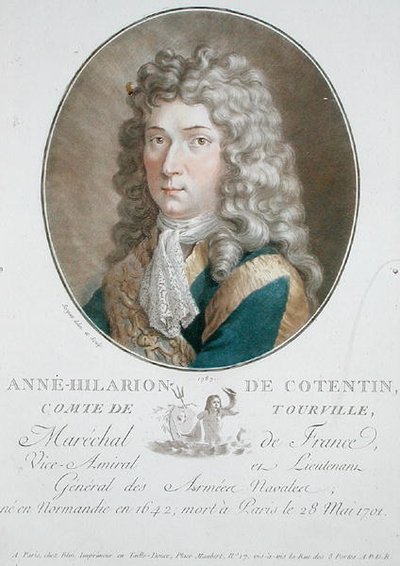 Anne-Hilarion de Cotentin (1642-1701) greve af Tourville af Antoine Louis Francois Sergent-Marceau