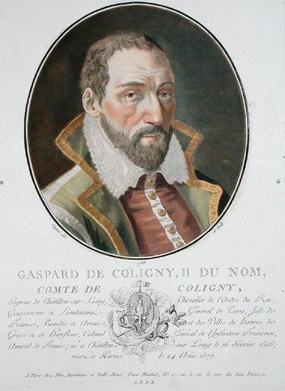 Gaspard (1519-72) greve af Coligny af Antoine Louis Francois Sergent-Marceau