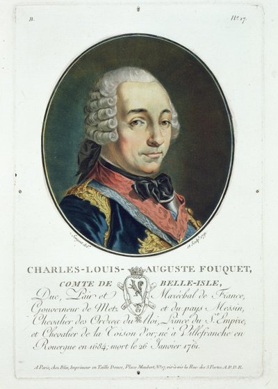 Charles-Louis-Auguste Fouquet (1684-1761) fra 